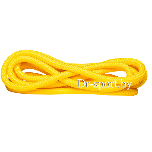 Скакалка  гимнастическая нейлон 8251 желтая